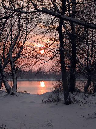 A Duna-part télen